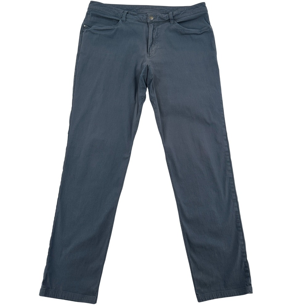Lululemon ABC Pants Mens 34 Waist 32 Inseam Gray Slim Fit Technical Stretch Cozy